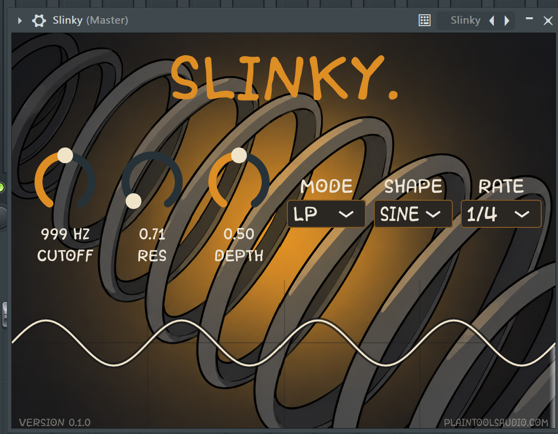 Slinky plugin UI